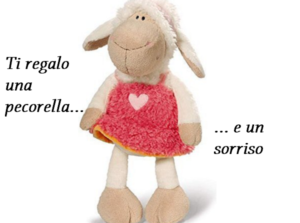 ti regalo una pecorella e un sorriso